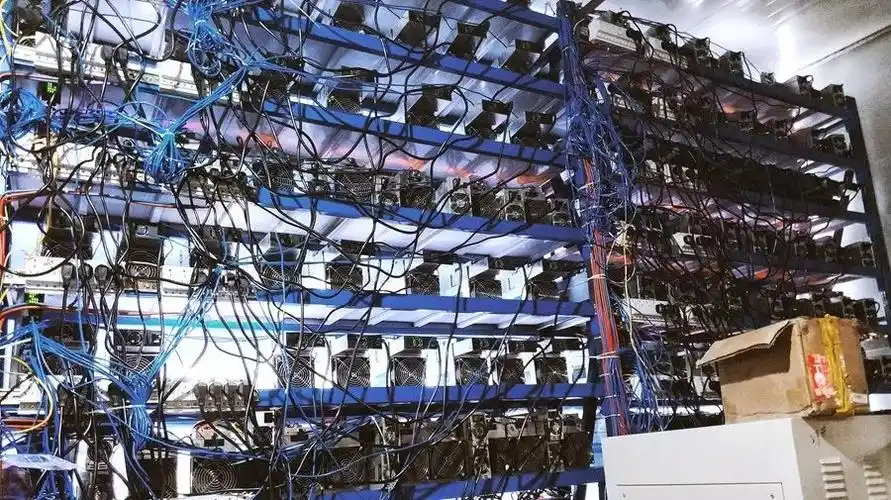 Modern German mining farm with advanced cooling solutions