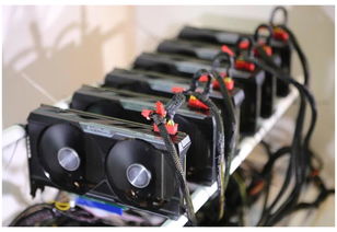 Zcash mining rigs operating in a warehouse